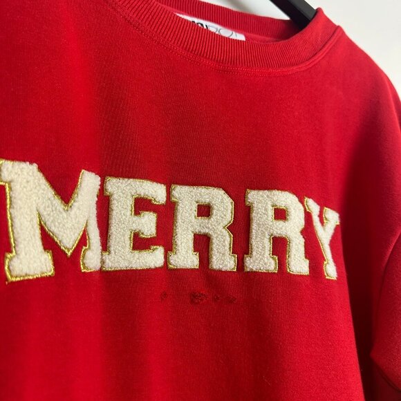 BEACH RIOT Anthropologie Dawn Sweatshirt in Merry Red Size Large - Picture 5 of 9